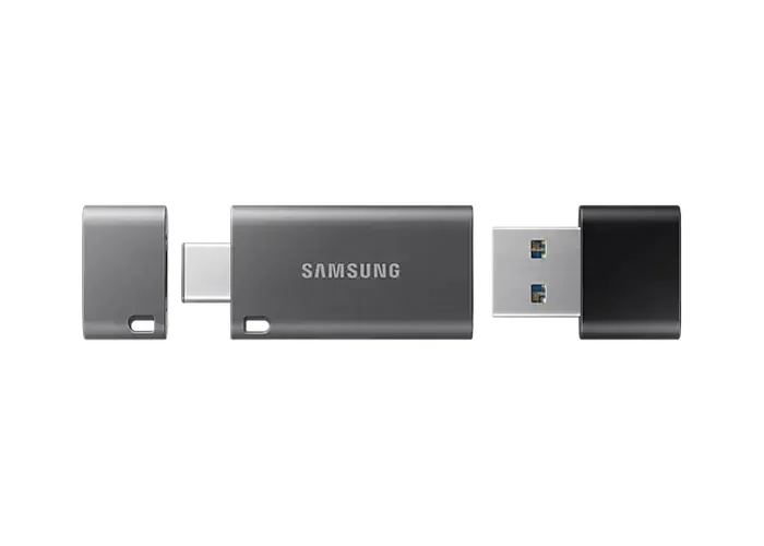 USB Flash накопитель Samsung DUO Plus, 32Гб, Чёрный/Серый