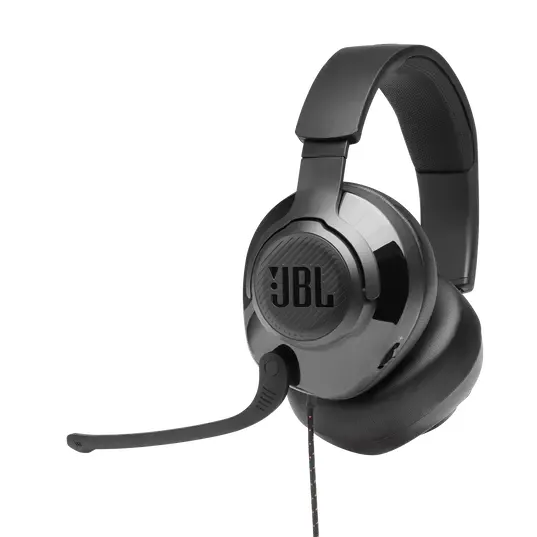 Căști gaming JBL Quantum 300, Cu fir, Negru