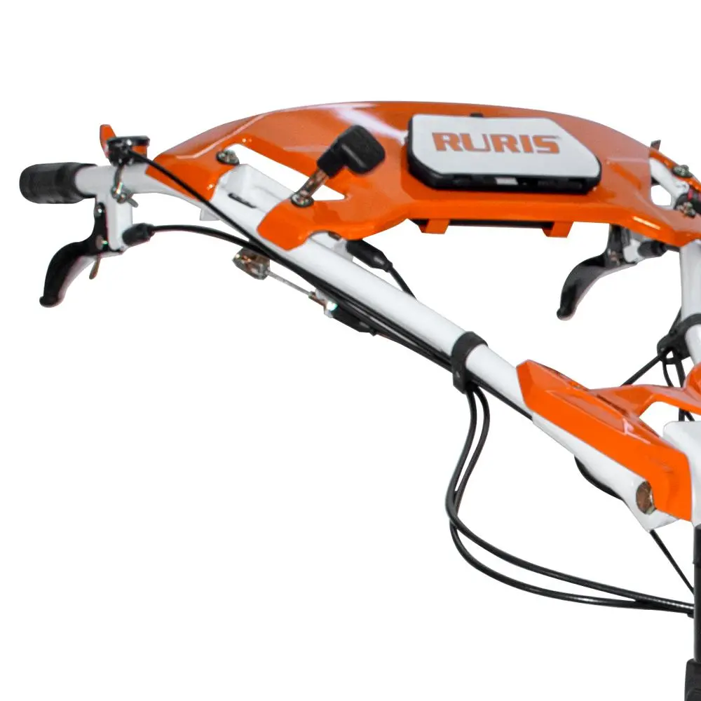 Motocultor Ruris 732ACC + roti cauciuc 5.00-8+rarita+plug+adaptor+dispozitiv scos cartofi+roti metalice 400 fara manicot+cultivator+set contragreutati 10kg