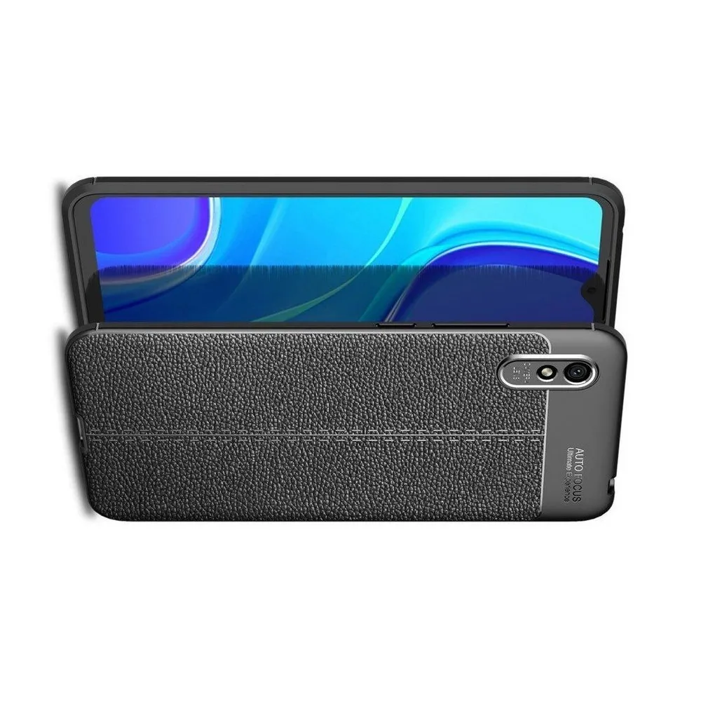 Чехол Xcover RedMi 9A - Leather, Чёрный