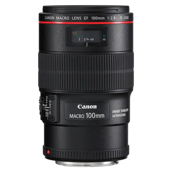 Obiectiv foto Canon EF 100mm f/2.8L Macro IS USM
