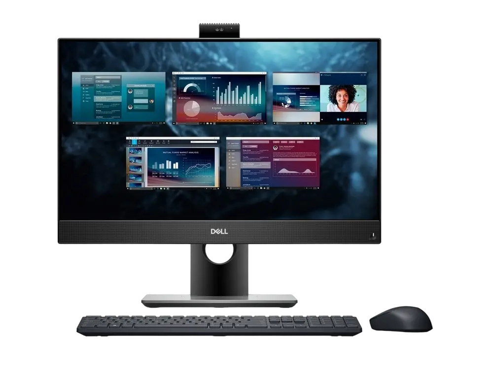 Computer All-in-One DELL OptiPlex 5490, 23,8", Intel Core i3-10105, 8GB/256GB, Linux Ubuntu, Negru