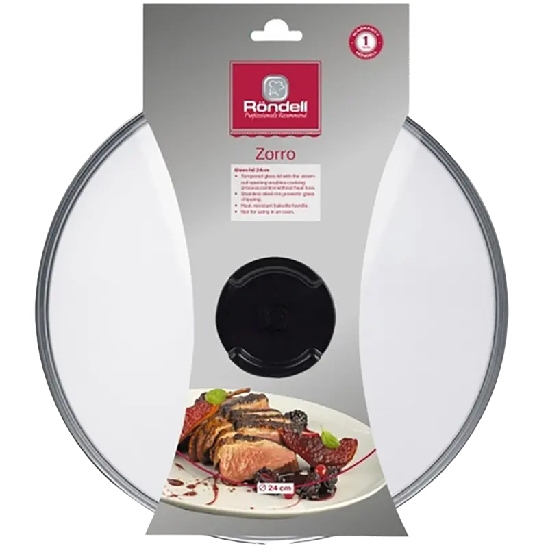 Capac Rondell RDA-1465, 24cm, Transparent