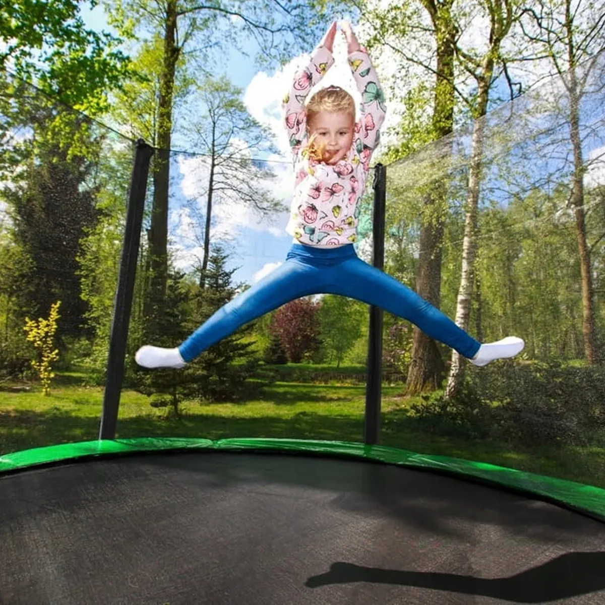 Trambulina JUMI 3.05m verde (set 2 cutii)