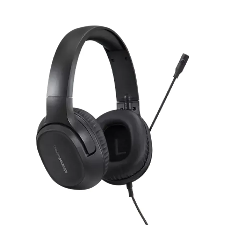 Căști gaming Lenovo H100, Cu fir, Negru