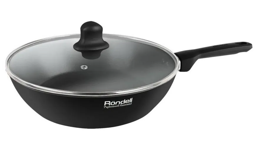 Сковорода глубокая Rondell RDA-1374, 28cm, Чёрный