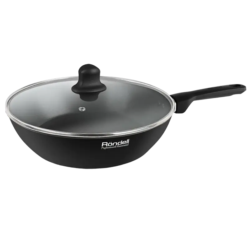 Сковорода глубокая Rondell RDA-1374, 28cm, Чёрный