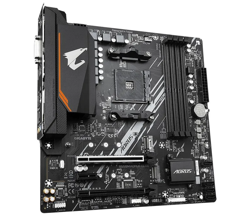 Материнская плата Gigabyte B550M AORUS ELITE, AM4, AMD B550, Micro-ATX