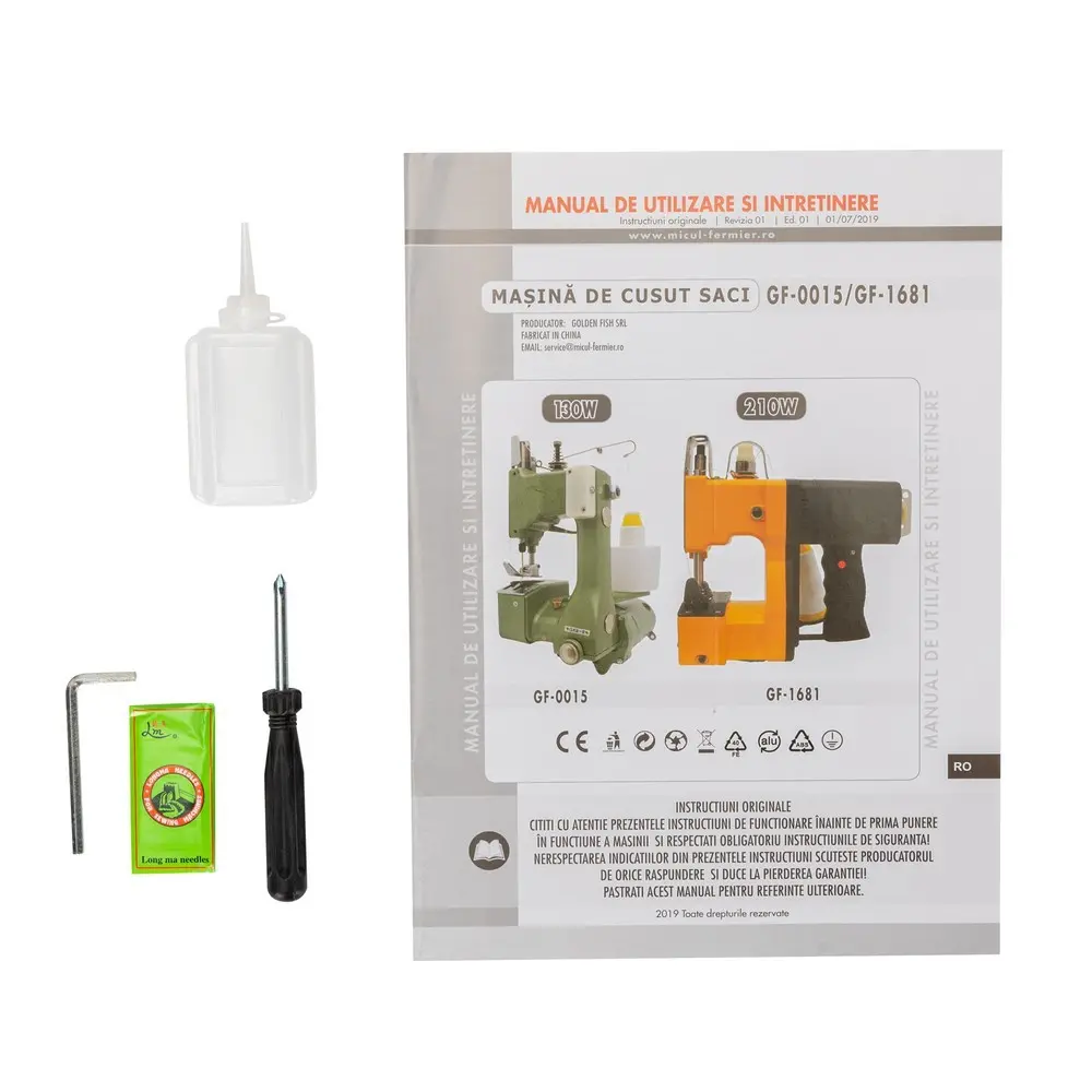 Masina de cusut saci 130W Micul Fermier