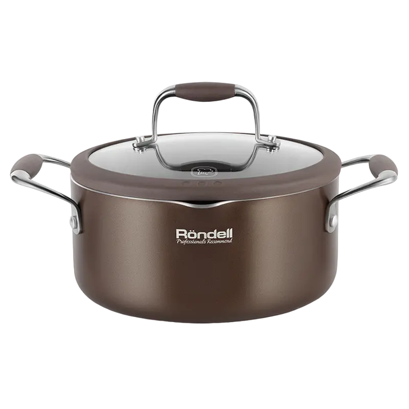 Кастрюля Rondell RDA-280, 2л, 20см, Коричневый