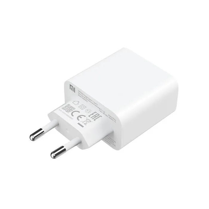 Xiaomi Charger 33W, Type-C + Type-A, AD332EU, White