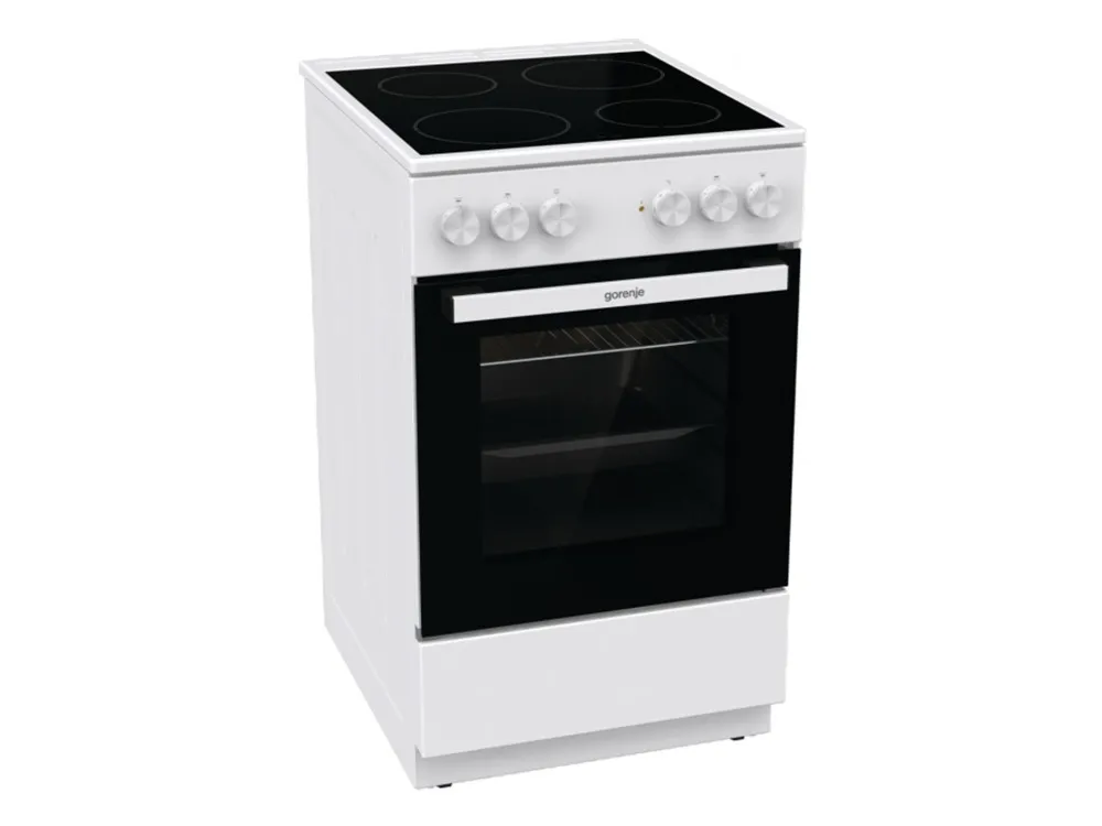Plită electrică Gorenje GEC 5A21 WG-B, Alb