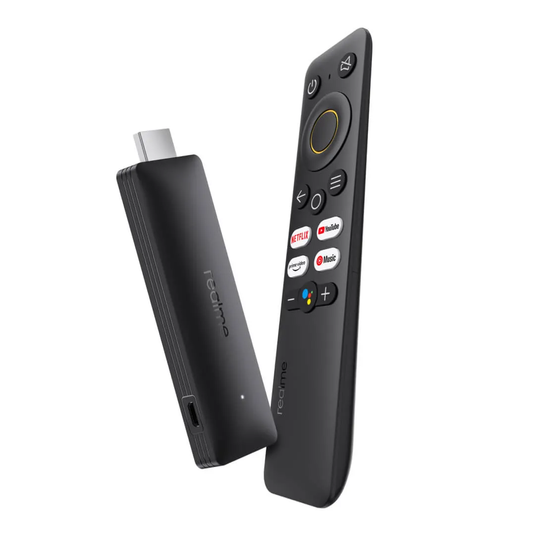 Media Player Realme 4K Smart Google TV Stick, Negru