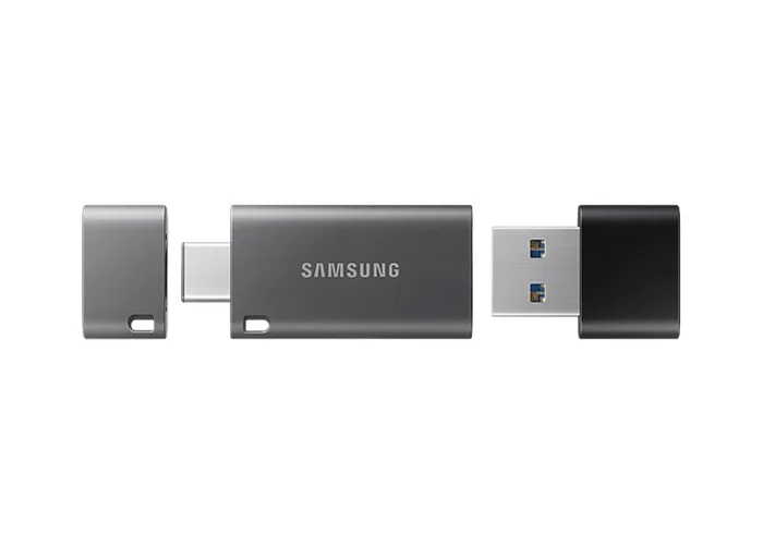 USB Flash накопитель Samsung DUO Plus, 256Гб, Серый/Чёрный