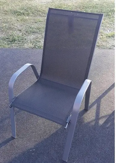 Scaun de gradina Como (negru)