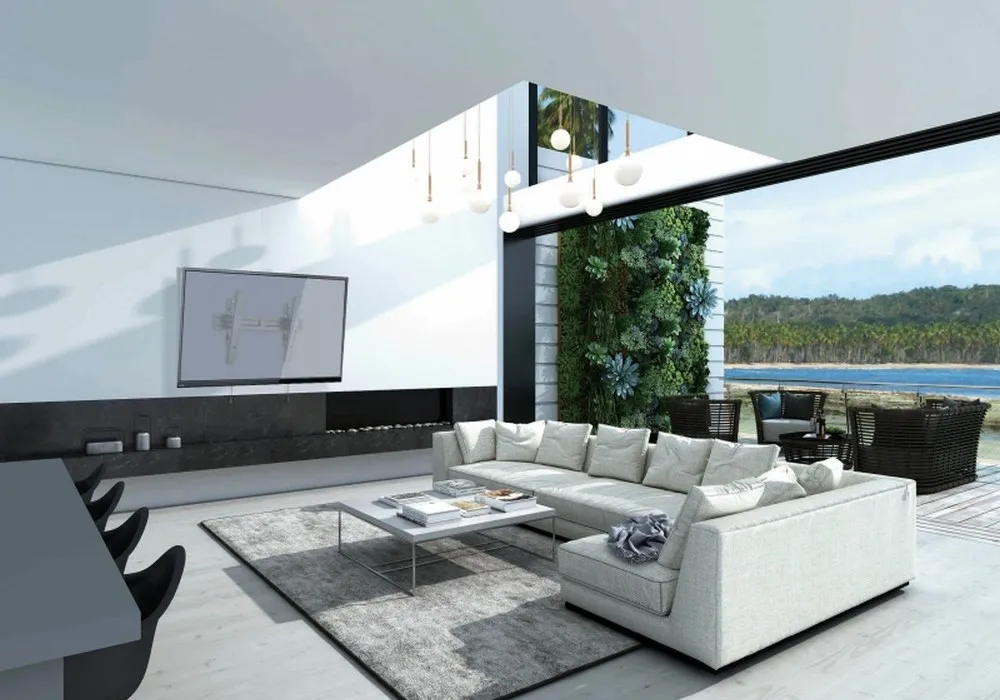 Suport înclinat pe perete Reflecta Slim 70-6040T, Argintiu