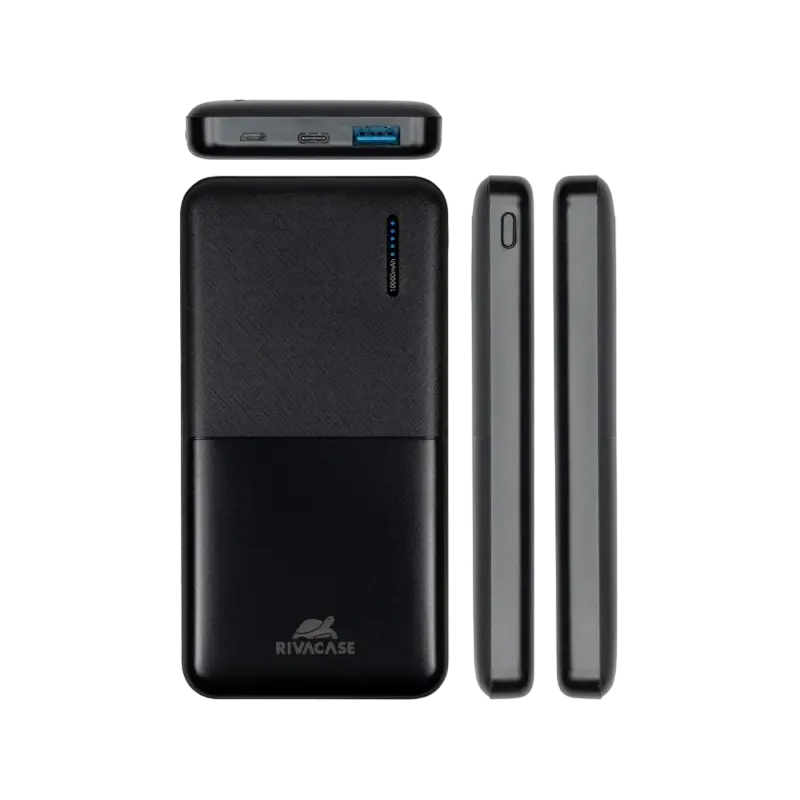 Power Bank Rivacase 10000 mAh QC 3.0/PD, VA2531, Black