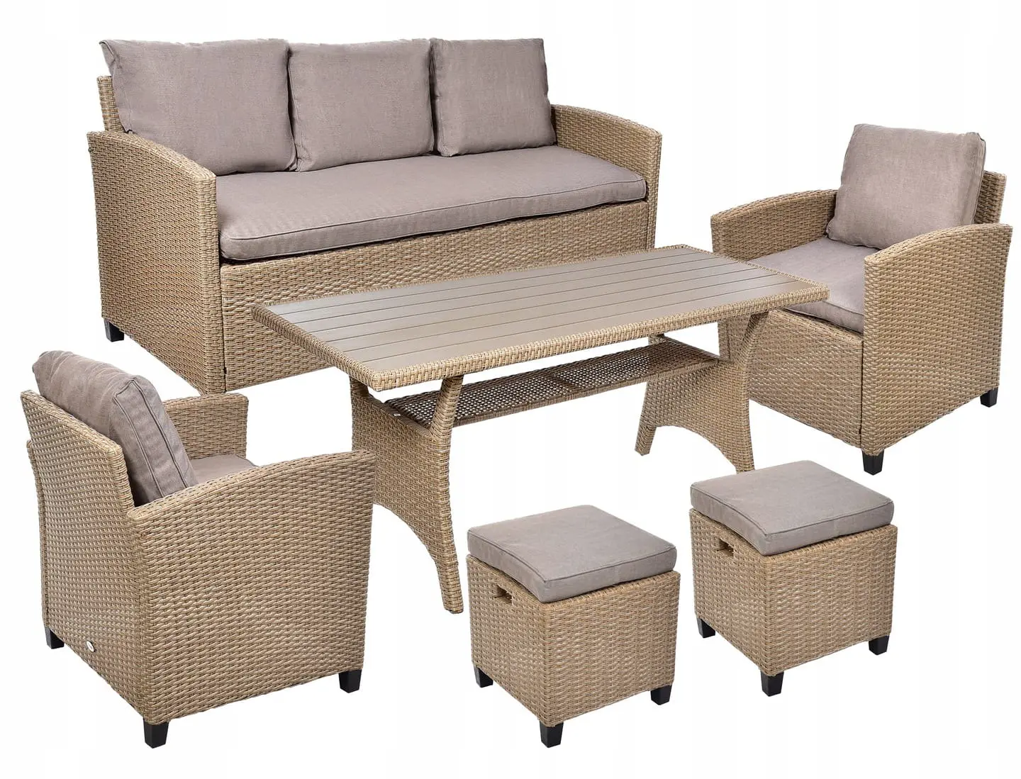 Set mobilier de gradina MILANO (bej)