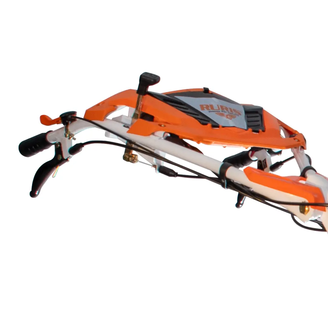 Motocutor Ruris 1300KS + roti cauciuc 5.00-12+plug reversibil rev2+roti metalice 500+set contragreutati 20kg