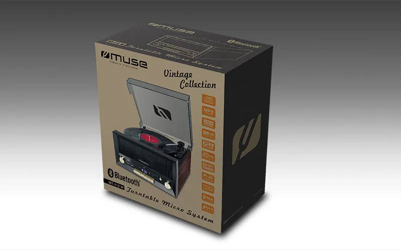 Аудиосистема MUSE MT-112 W, Чёрный