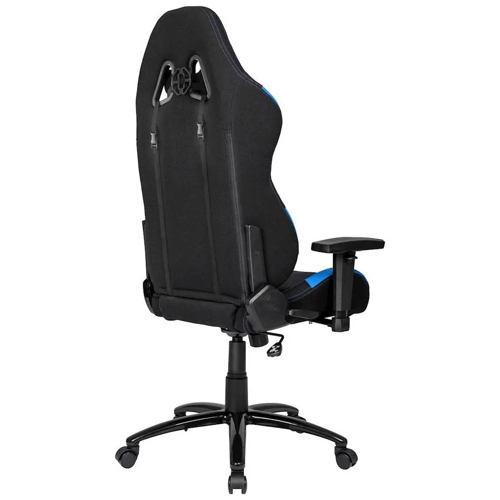 Scaun Gaming AKRacing CORE EX, Textil, Negru/Albastru