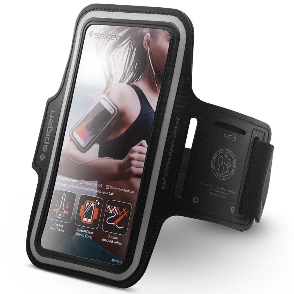 Универсальный чехол на руку Spigen A700, Sport Armband, Чёрный