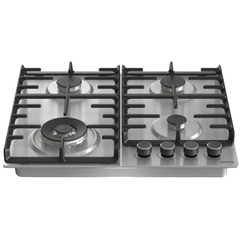 Plită pe gaz Gorenje GW 642 ABX, Oțel inoxidabil