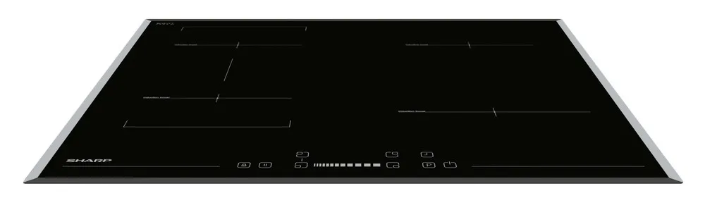 Plită cu inducție Sharp KH6I27CS00EU, Negru
