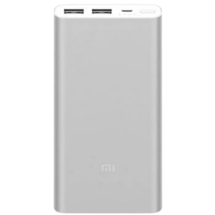 Acumulator extern Xiaomi Power Bank 2S, 10000mAh, Argintiu