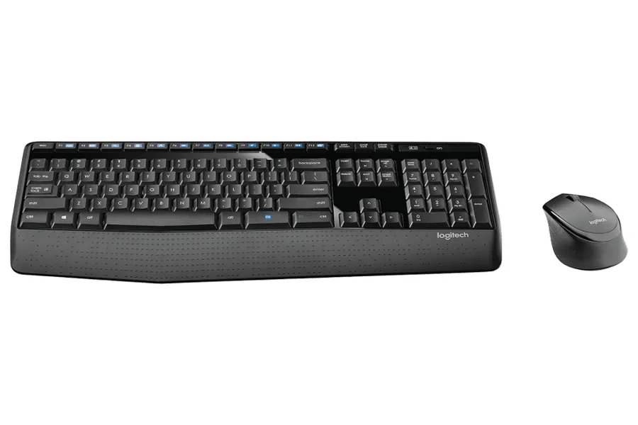 Клавиатура и мышь Logitech MK345, Беспроводное, Чёрный