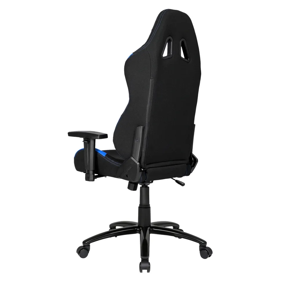 Scaun Gaming AKRacing CORE EX, Textil, Negru/Albastru