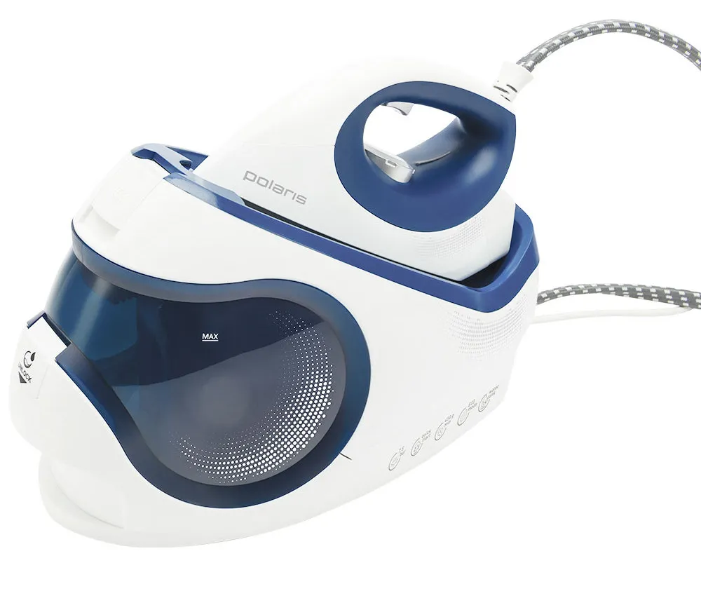 Aparat de calcat cu aburi stationar Polaris PSS7530K, 2400W, Alb