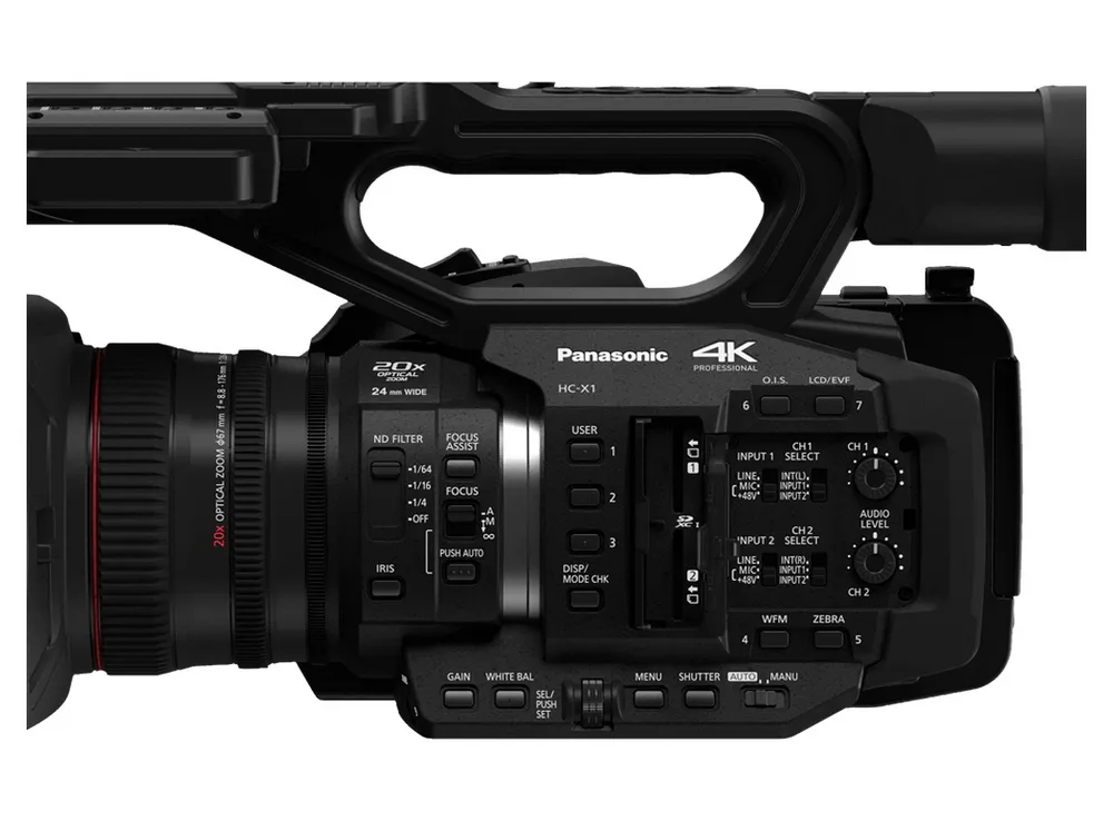 Cameră video profesională Panasonic HC-X1EE, Negru