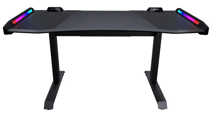 Gaming Desk Cougar MARS, Width 1500mm, Heigh 750 / 800 / 850 mm, Dual-sided RGB Lighting Effects