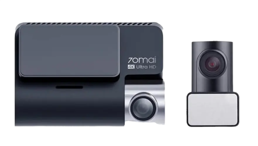 Set DashCam față și spate 70mai A800S, 3840 x 2160, Negru