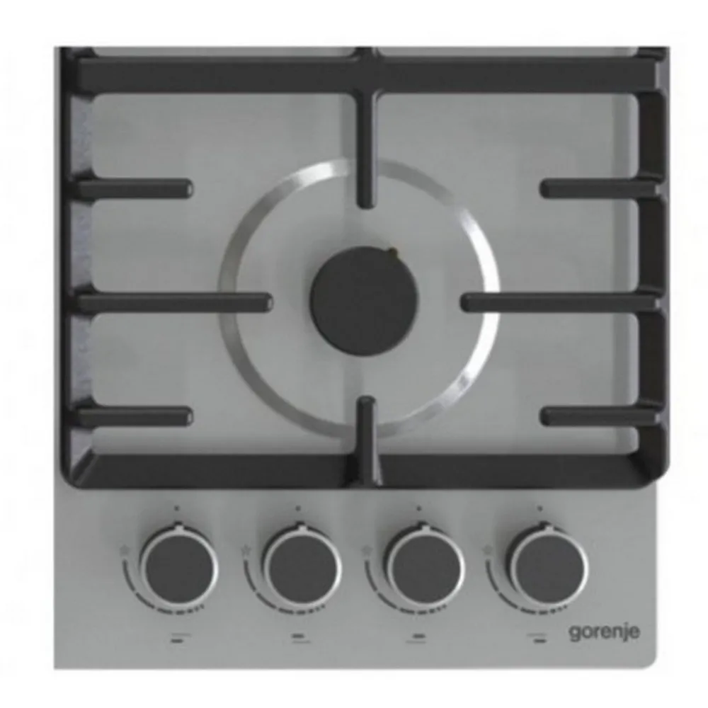 Plită pe gaz Gorenje GW 642 ABX, Oțel inoxidabil