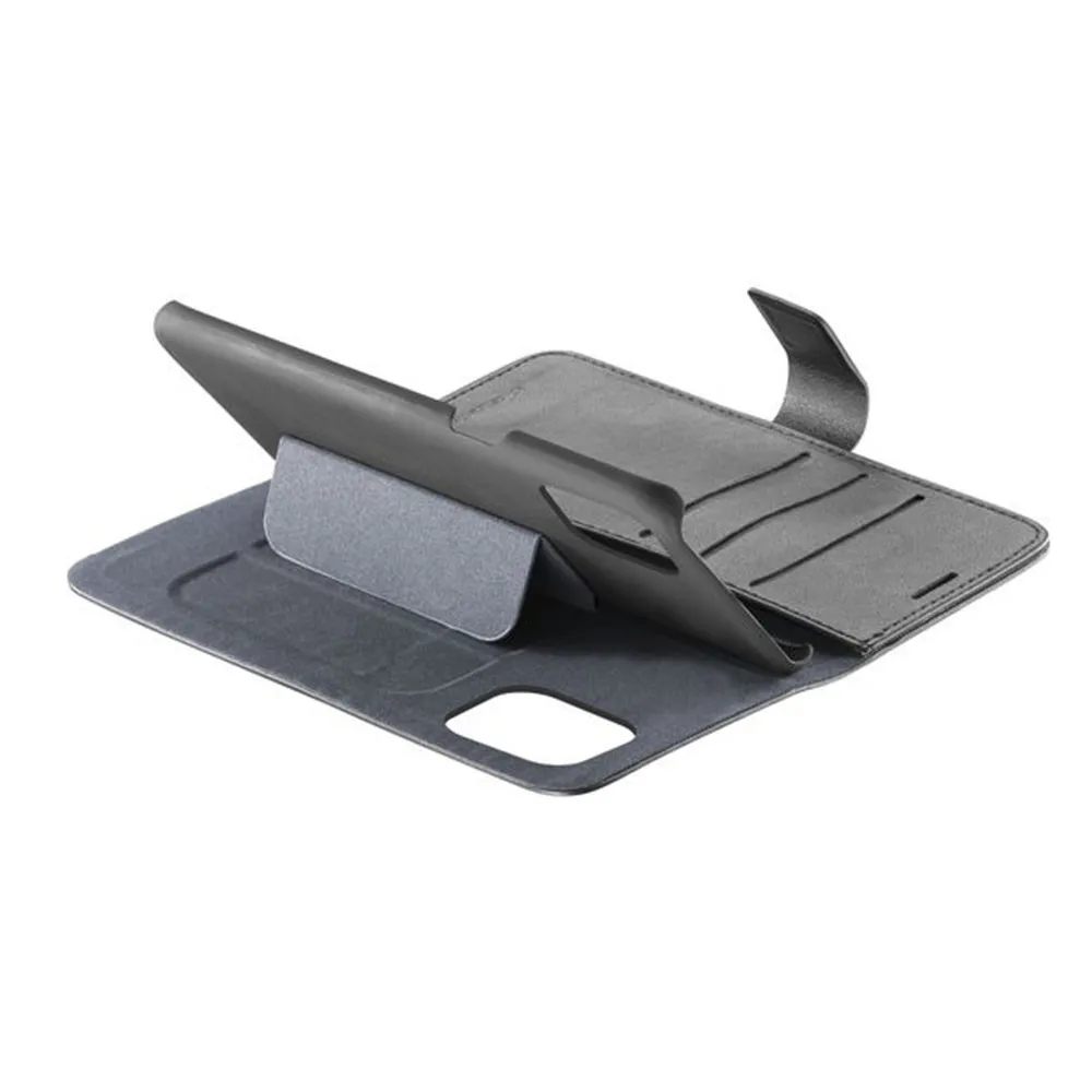 Husă tip carte Cellularline Book Agenda - iPhone 11, Negru