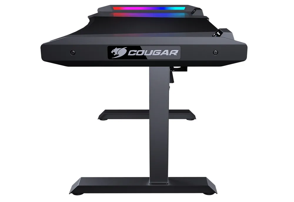 Gaming Desk Cougar MARS, Width 1500mm, Heigh 750 / 800 / 850 mm, Dual-sided RGB Lighting Effects