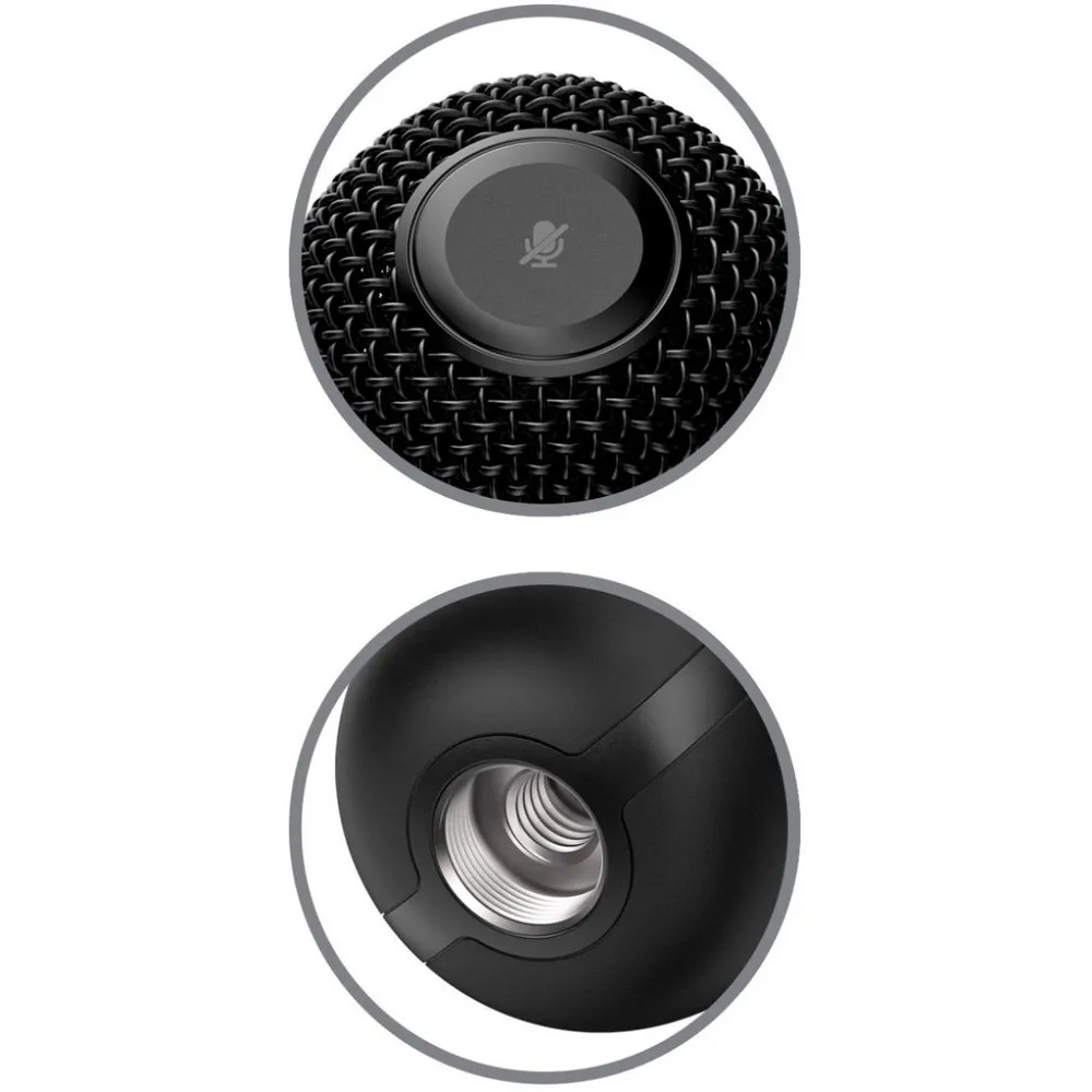 Портативный записывающий микрофон HyperX SoloCast, Проводной аналоговый, Чёрный