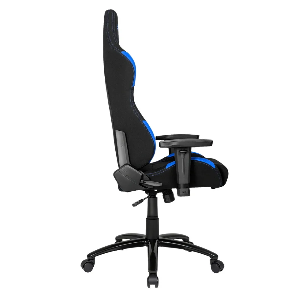 Scaun Gaming AKRacing CORE EX, Textil, Negru/Albastru