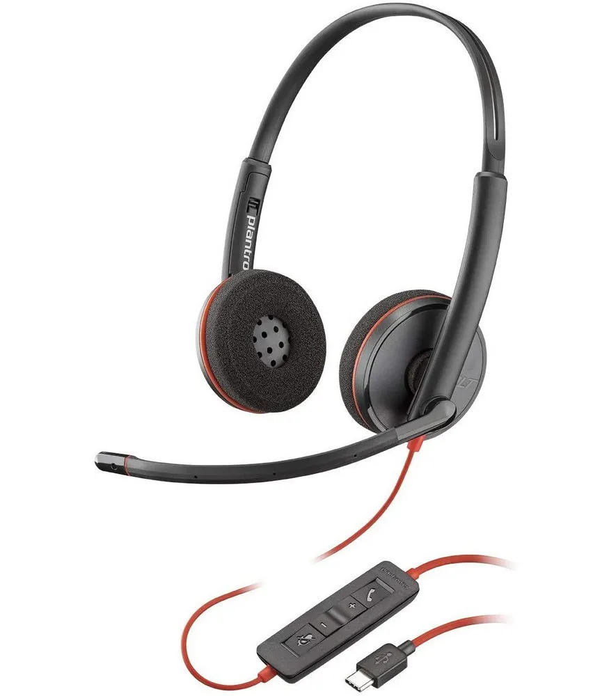 Наушники Plantronics Blackwire C3220, Чёрный