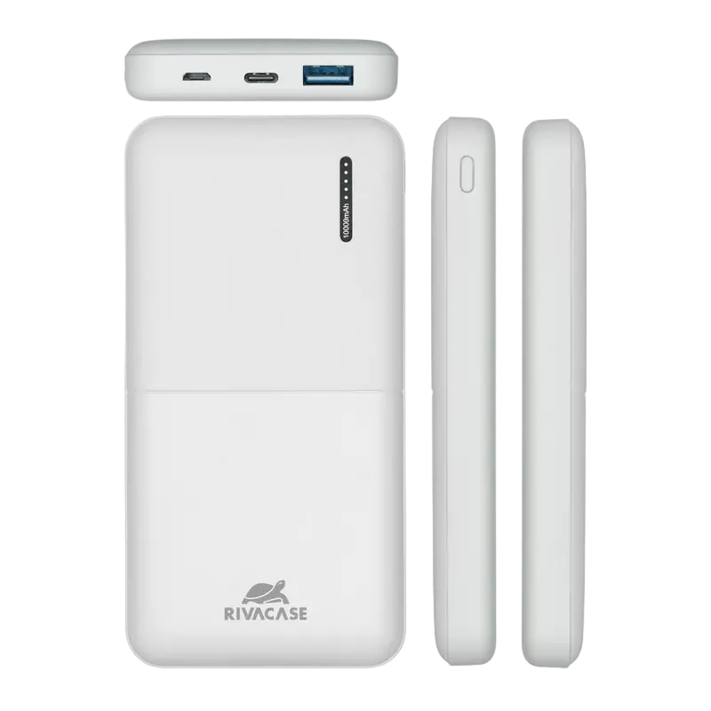 Power Bank Rivacase 10000 mAh QC 3.0/PD, VA2531, White