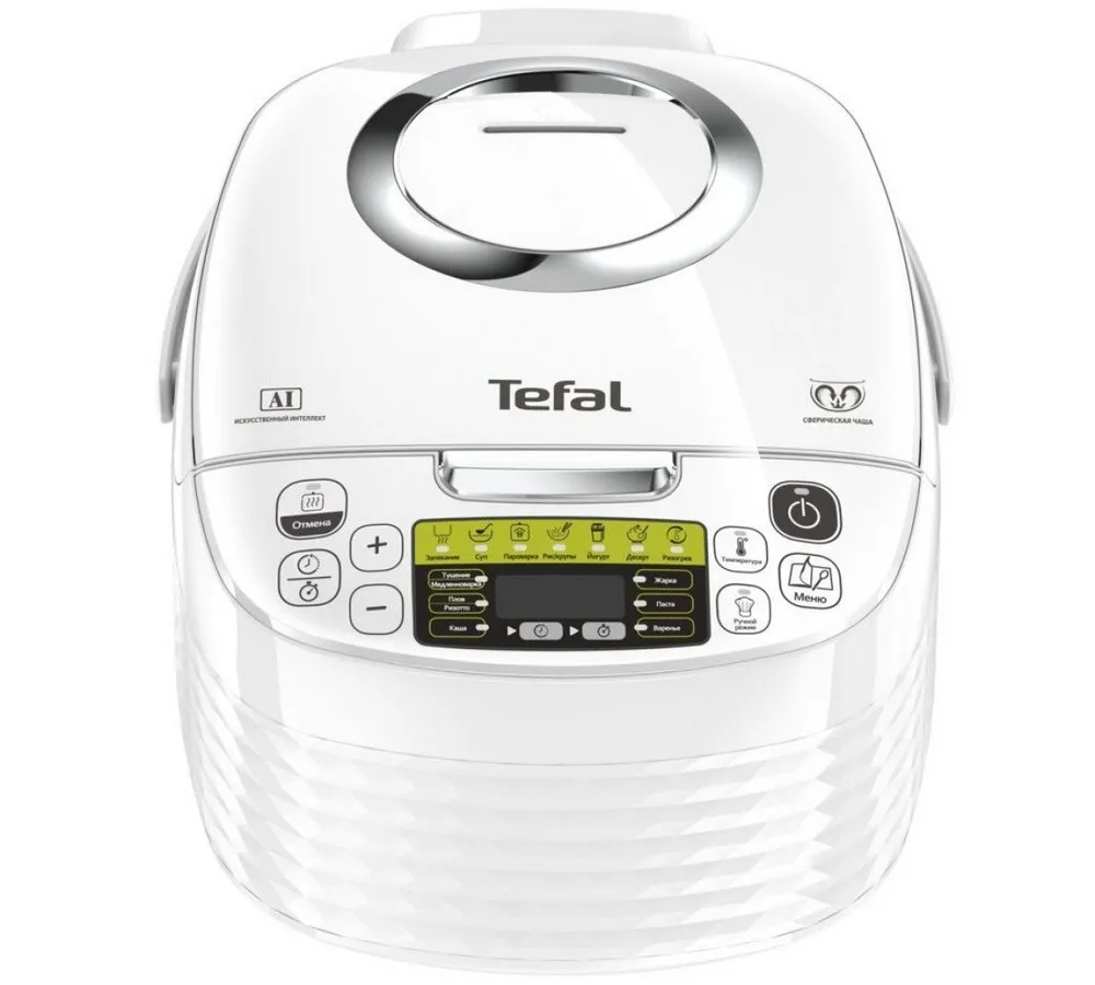 Мультиварка Tefal FUZZY SPHERICAL POT RK745, Белый