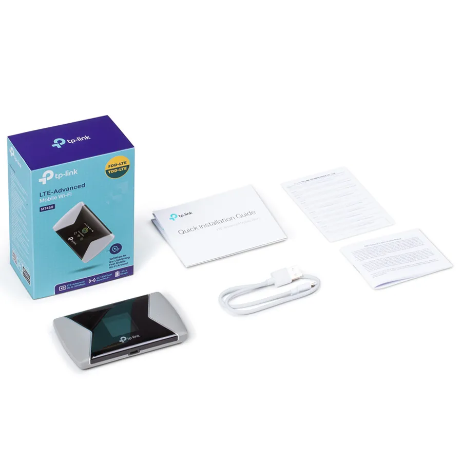 Мобильный Wi‑Fi роутер TP-LINK M7450, Чёрный