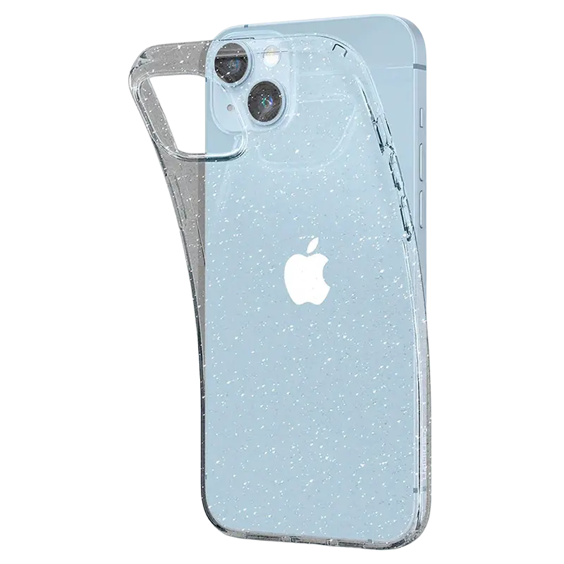 Чехол Spigen iPhone 14 Liquid Crystal Glitter, Прозрачный