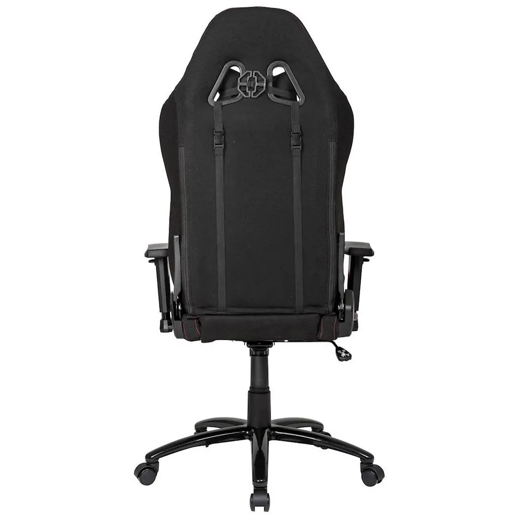 Scaun Gaming AKRacing CORE EX, Textil, Negru/Rosu