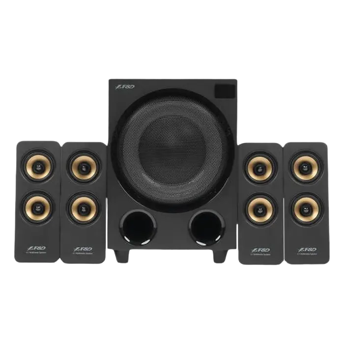 Sistem audio F&D F7700X, Negru