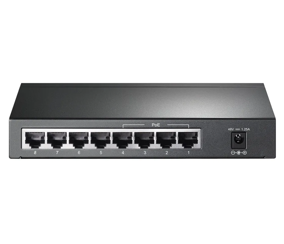 PoE коммутатор TP-LINK TL-SG1008P, 4x IEEE 802.3af/at