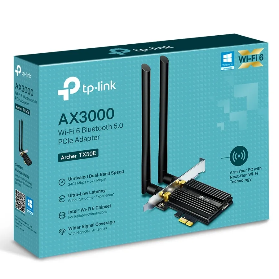 Сетевой адаптер PCIe TP-LINK Archer TX50E