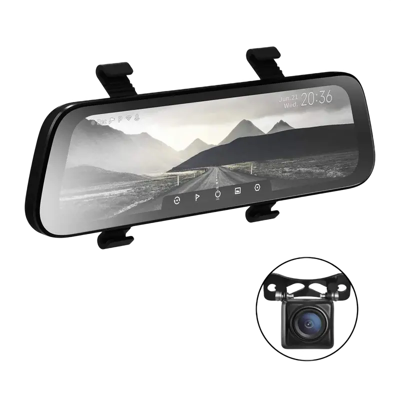 Set Dash Cam față și spate 70mai D07+RC05, 1920 x 1080, Negru